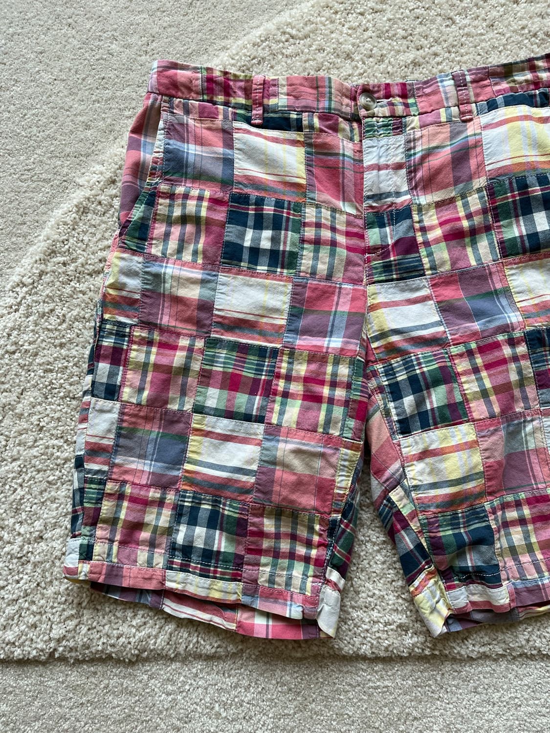 L.L.Bean 마드라스 패치워크 쇼츠 (32-33) 상품이미지4