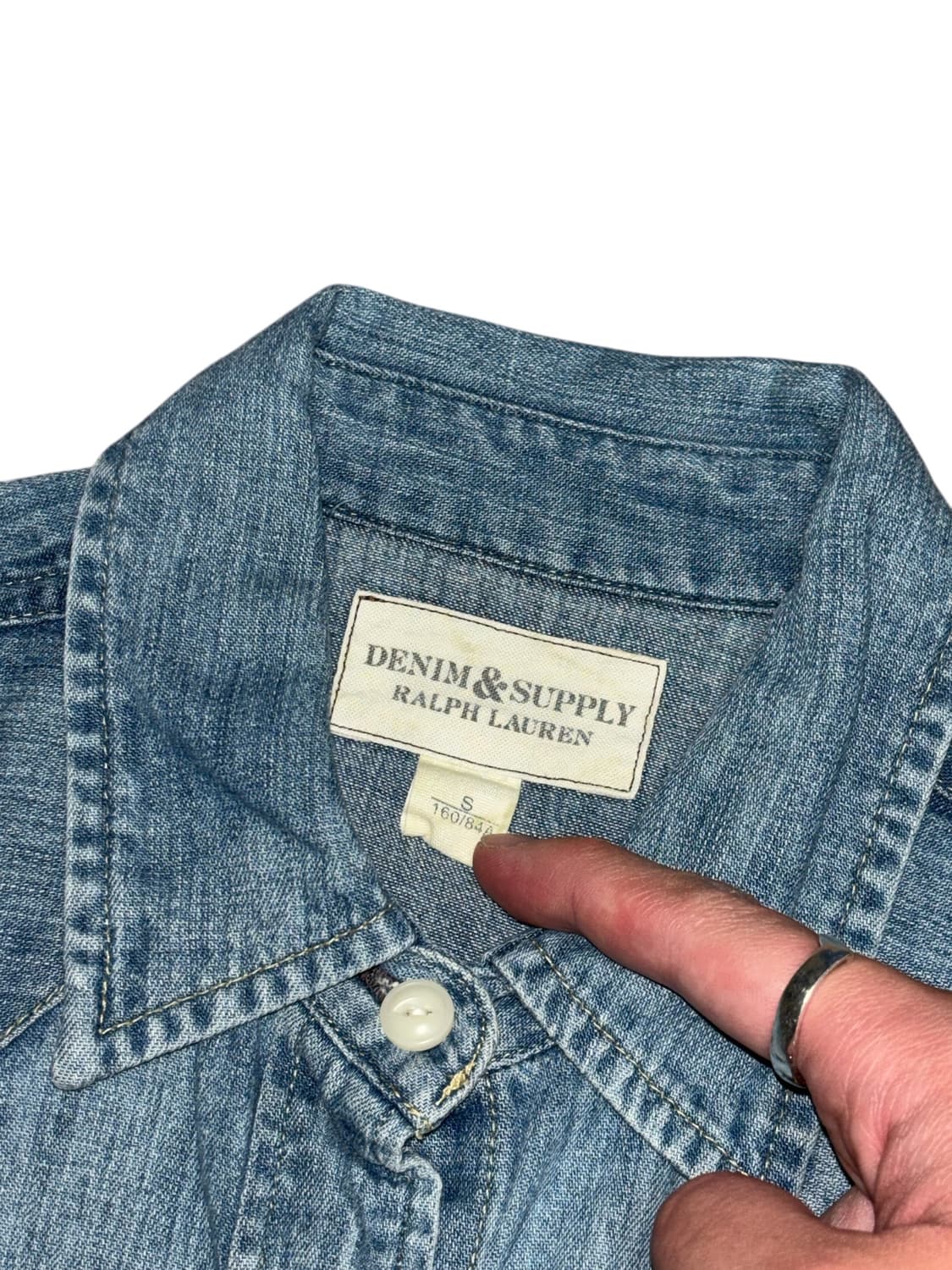 폴로 랄프로렌 데님앤 서플라이 웨스턴 데님 셔츠 상품이미지5