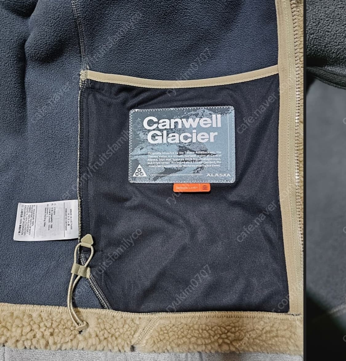 나이키 ACG 캔웰 글레이셔 플리스 자켓 L사이즈 상품이미지4