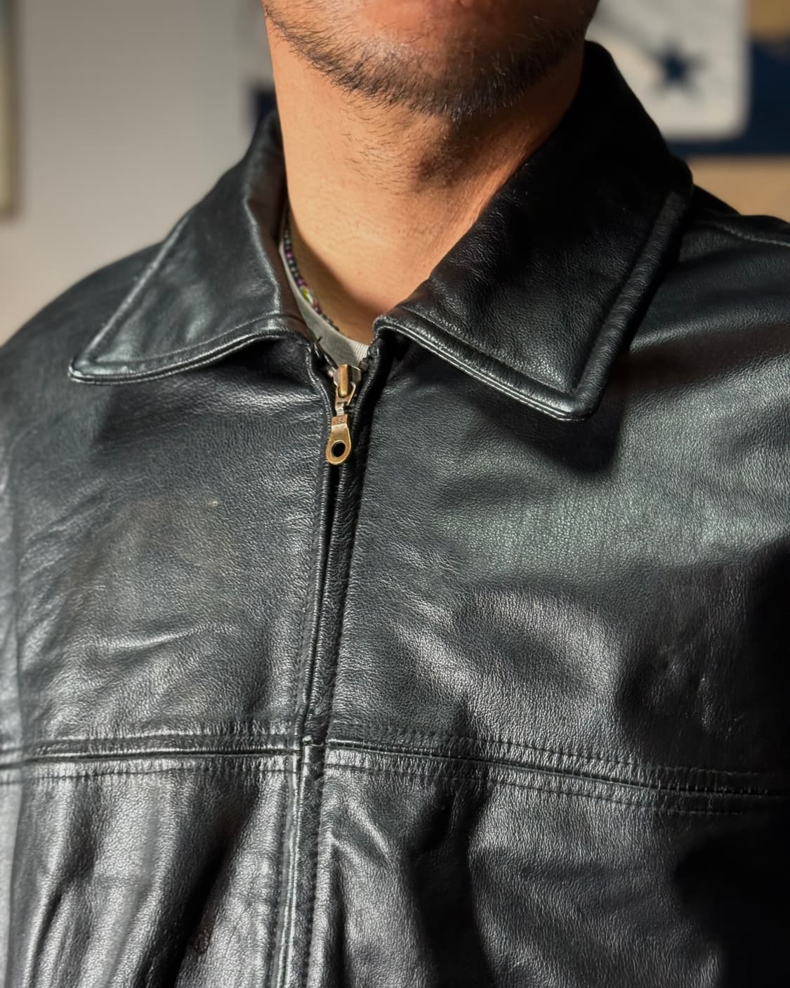 90-00‘s 세인트 존스 베이 카우하이드 카코트 XL 상품이미지9