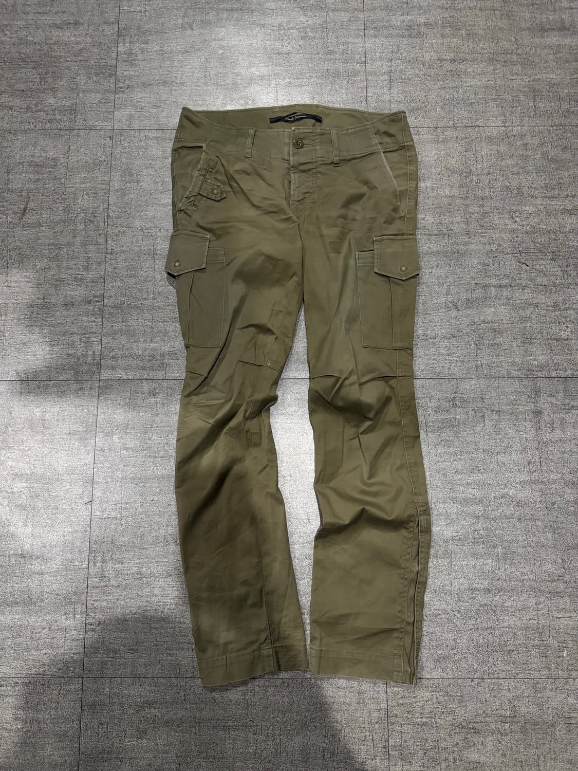 일본빈티지 Bankfanage 올드스쿨아메카지 밀리터리 워크카고팬츠 상품이미지1