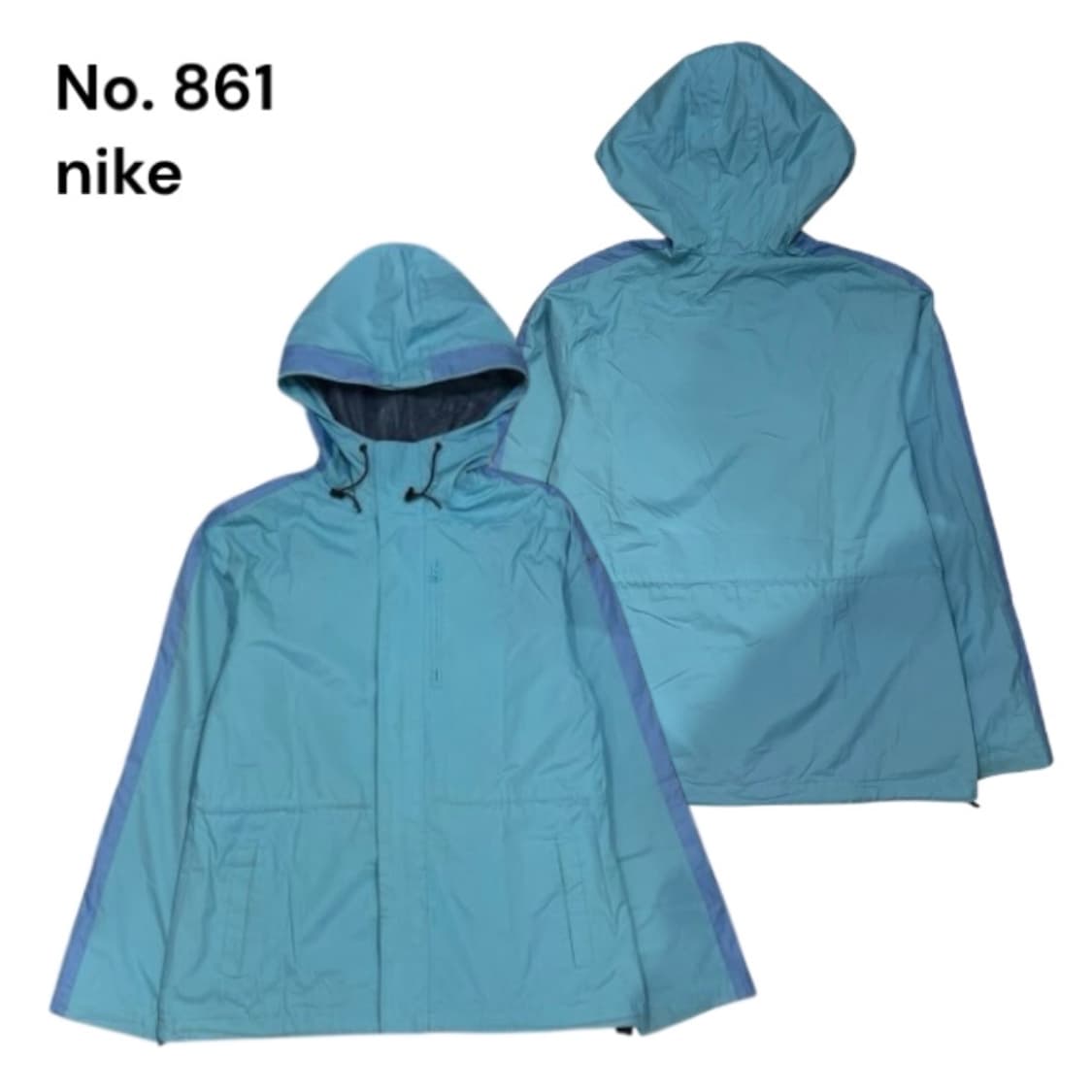 00s 나이키 올드스쿨 스카이블루 후드 바람막이 트랙자켓 L 상품이미지1