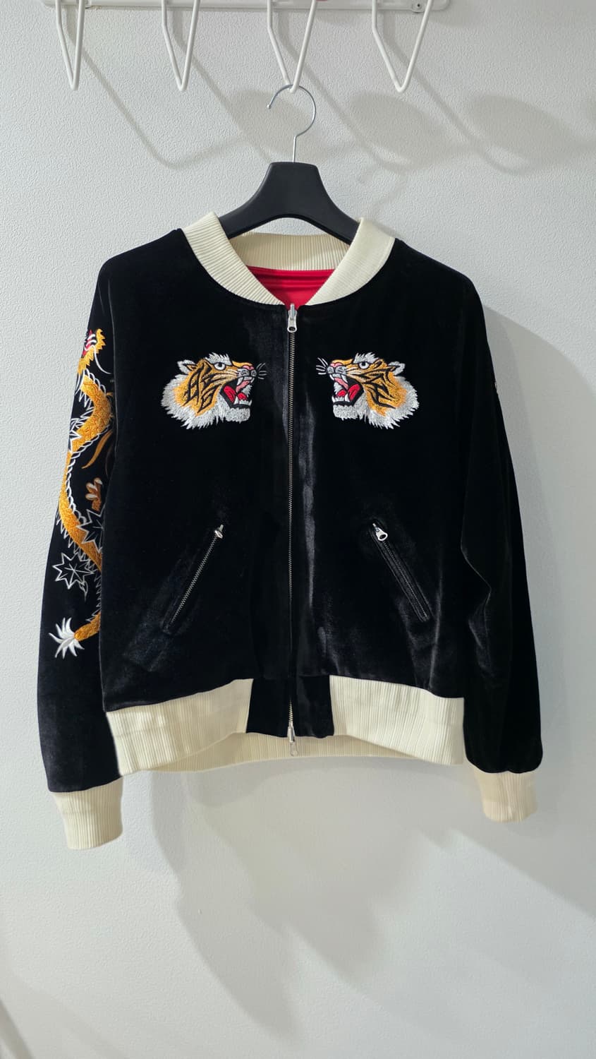 다크룸 벨벳 스카잔 리버서블 자켓 L 상품이미지1