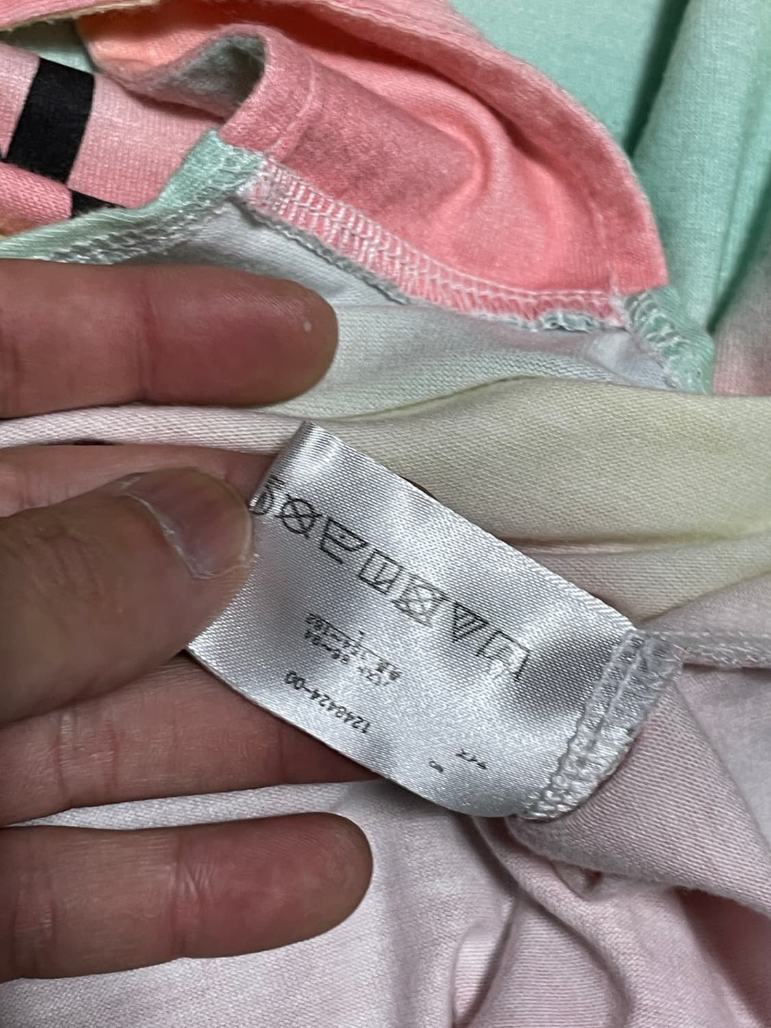 카세 로드아일랜드 타이다이 크롭 티셔츠 상품이미지6