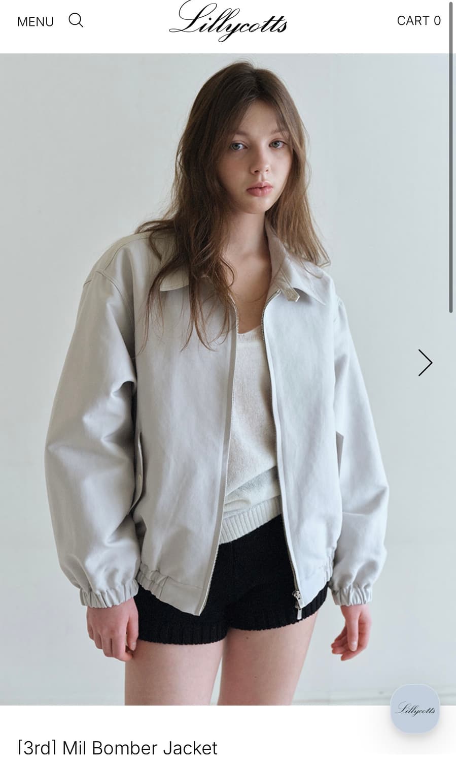 릴리코츠 Mil Bomber Jacket 새상품 상품이미지1