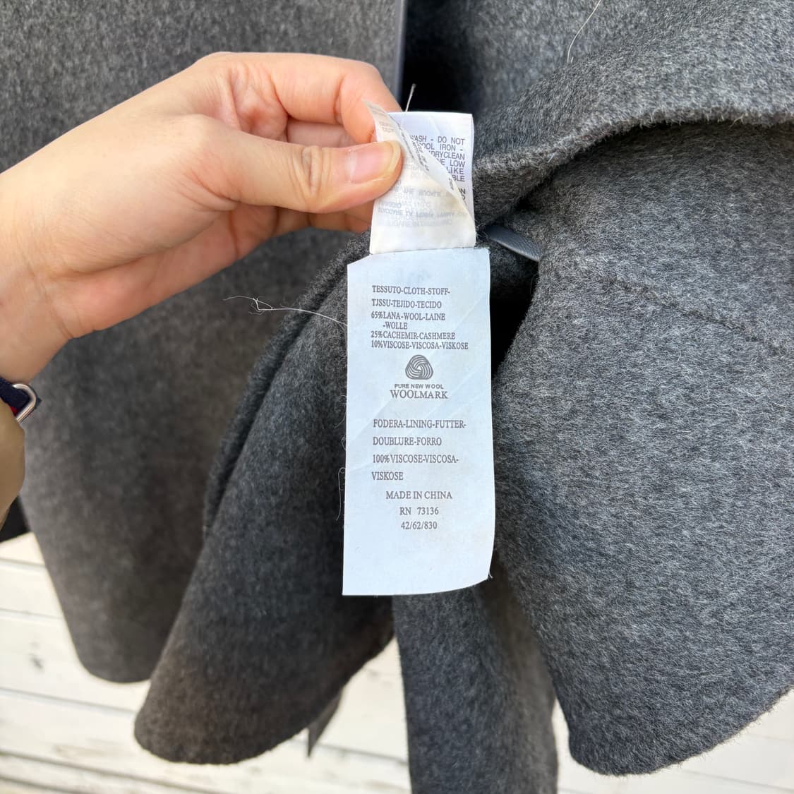 Vivienne Westwood 비비안웨스트우드 울 캐시미어 케이프 상품이미지8