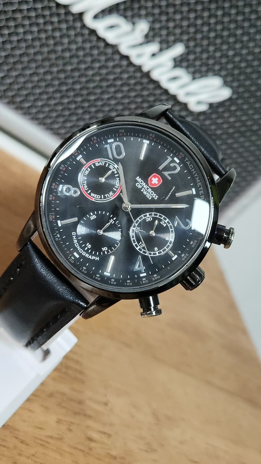 # 몽크로스 멀티펑션 남성용 가죽시계급처 상품이미지4