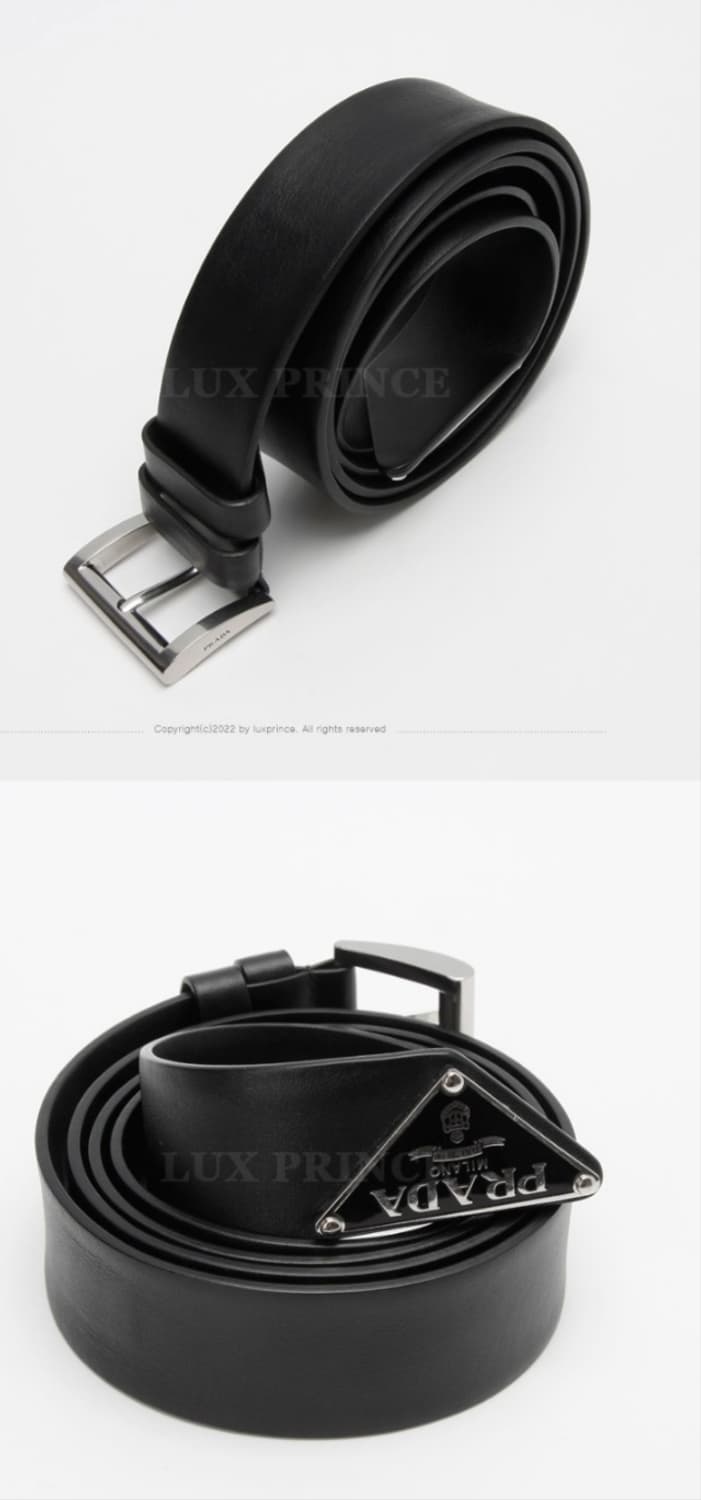 프라다 스무스 사피아노 레더 벨트 팝니다(맡긴 위탁 업체 사진) 상품이미지3
