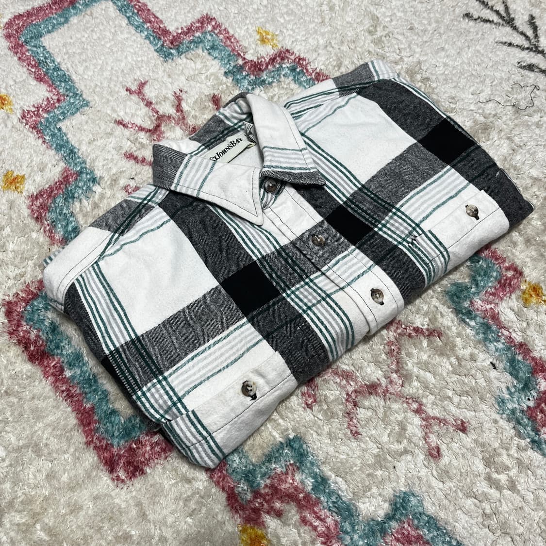 90s HEAVY COTTON FLANNEL 헤비코튼 플란넬 셔츠 상품이미지1