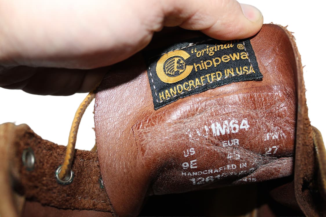 Chippewa Suede Moc-Toe Boots 치페와 목토 부츠 상품이미지9