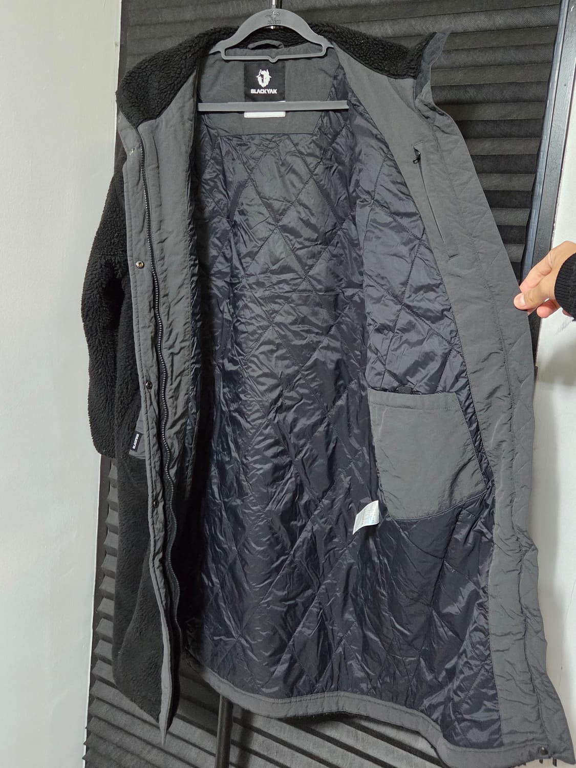 [블랙야크] 플리스 롱자켓 판매합니다. 상품이미지5