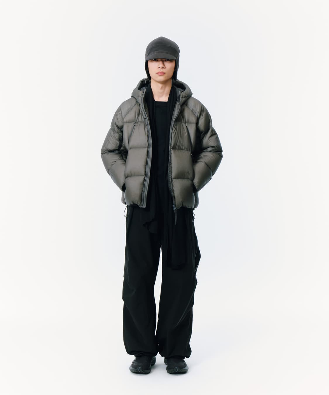 산산기어 쉐이드 푸퍼 자켓 차콜 / sansan gear padding 상품이미지3