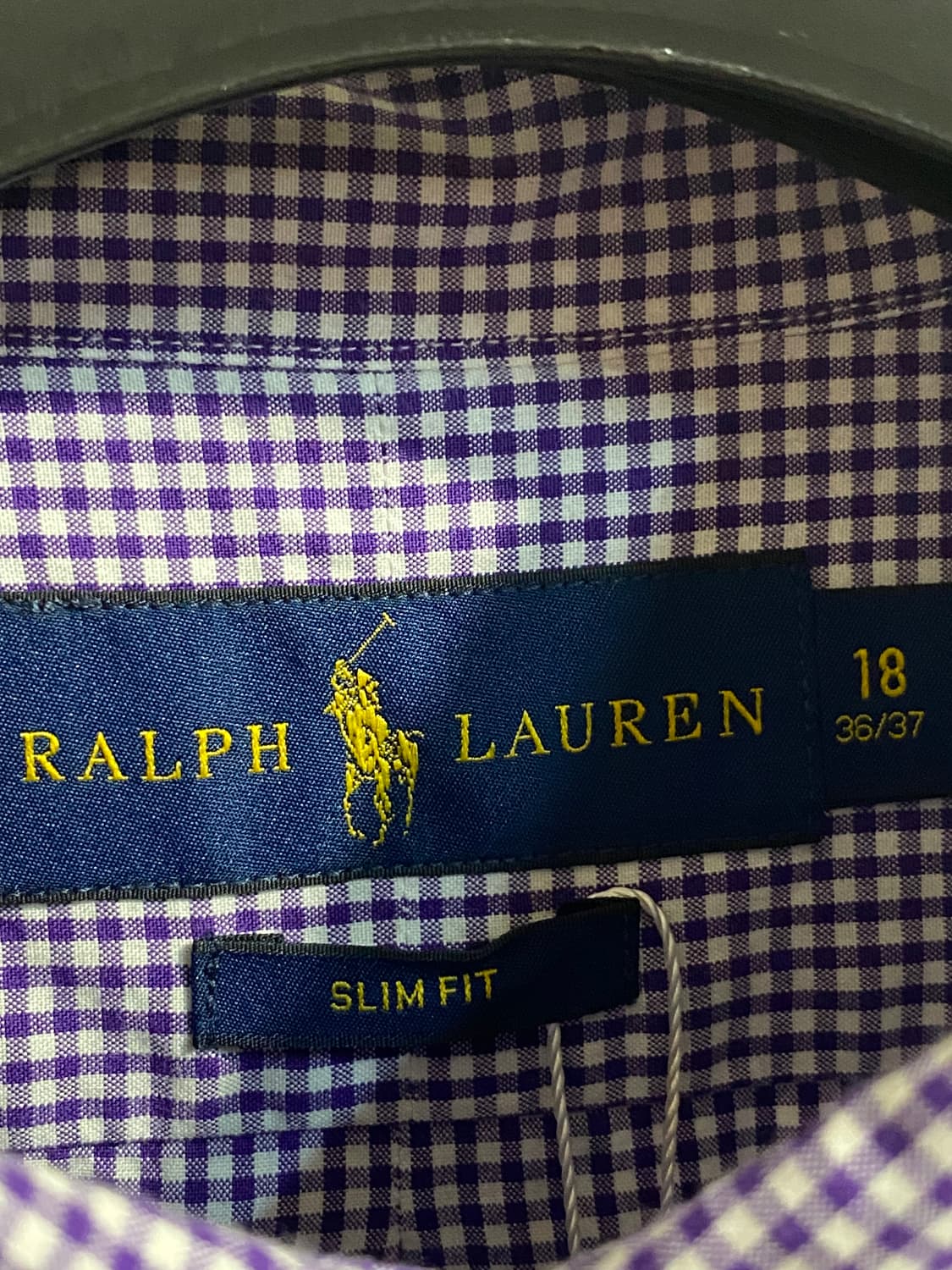 폴로 랄프로렌 깅엄 체크 셔츠 상품이미지5