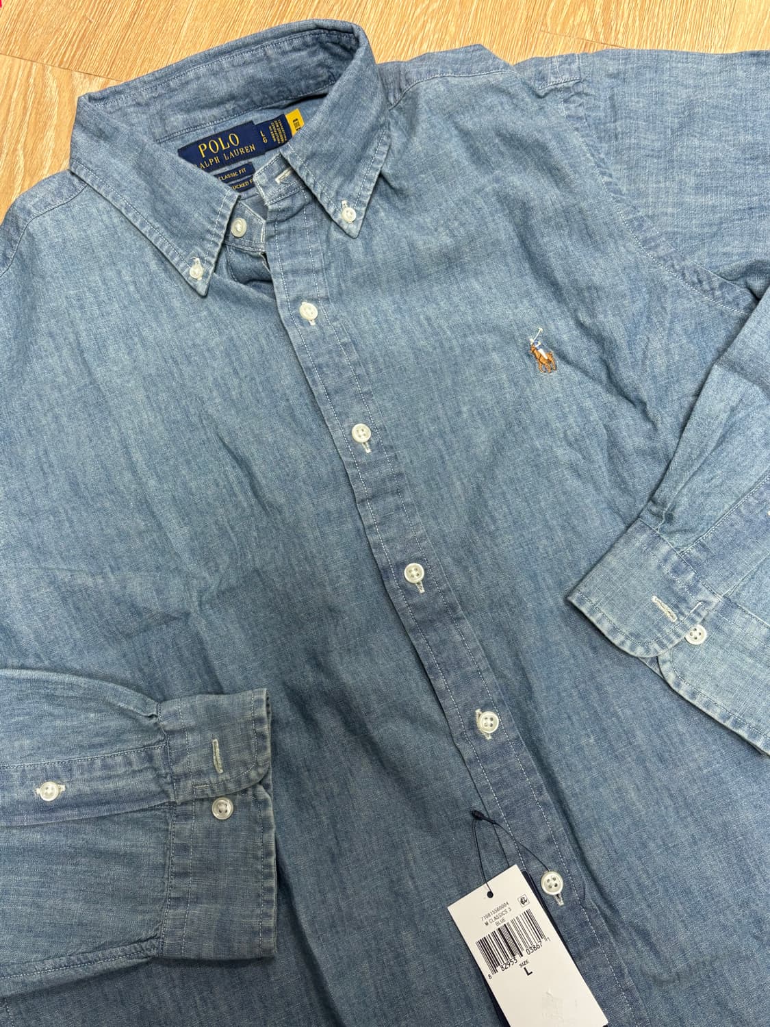 폴로 랄프로렌 샴브레이 셔츠 L / 폴로 데님 셔츠 L 상품이미지1