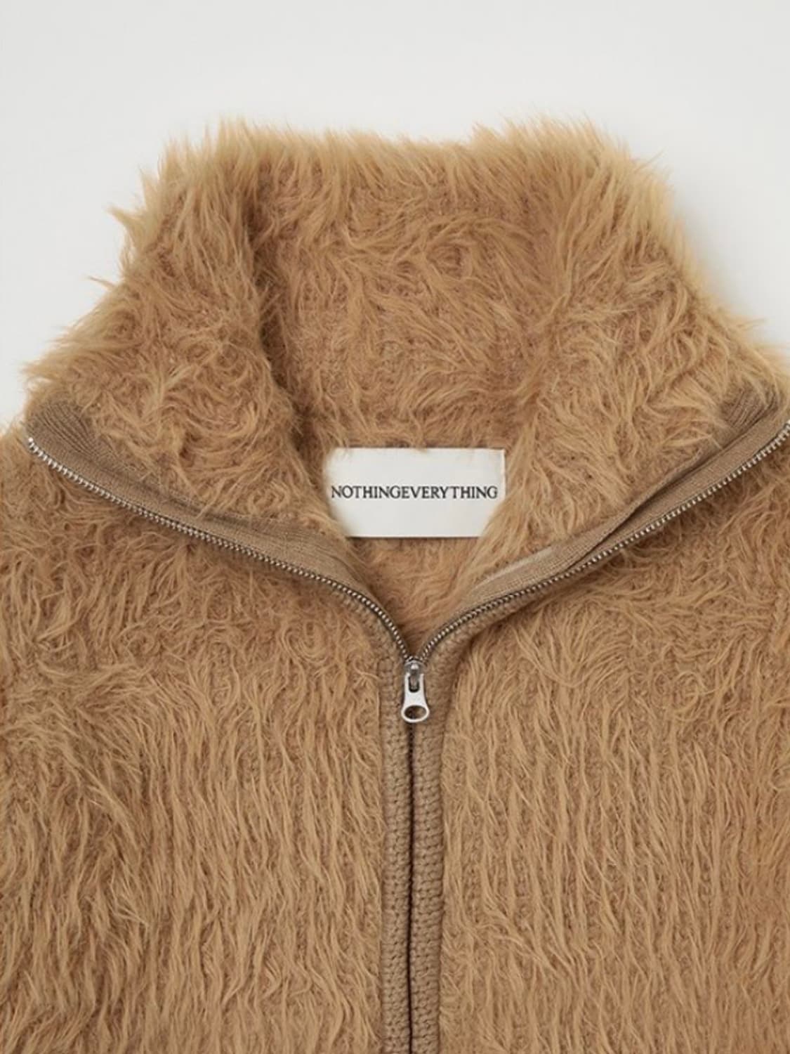 낫띵에브리띵 비건 퍼 니트 자켓 상품이미지4