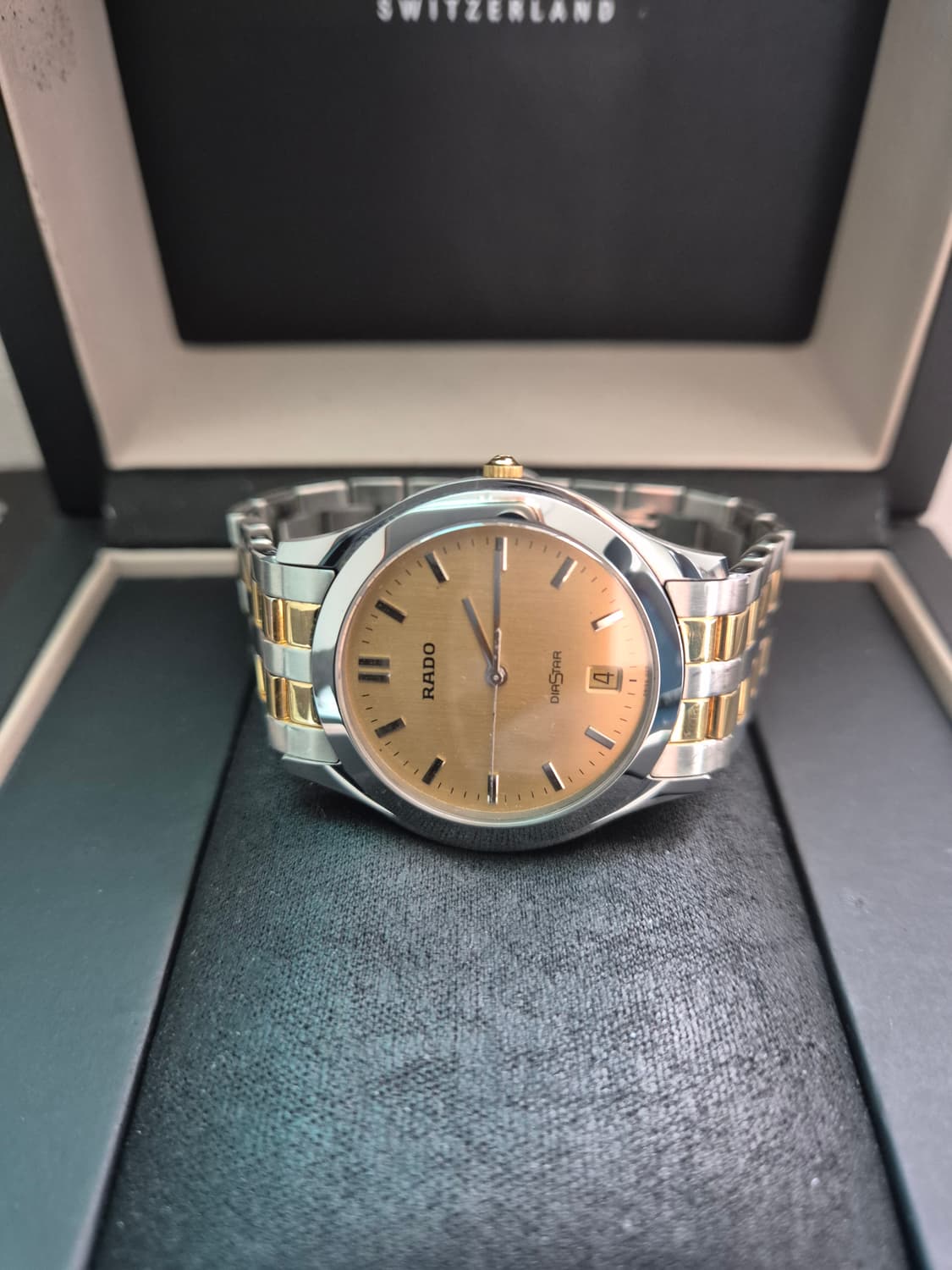 RADO DiaStar 골드 콤비 쿼츠 시계 (풀세트) 상품이미지6