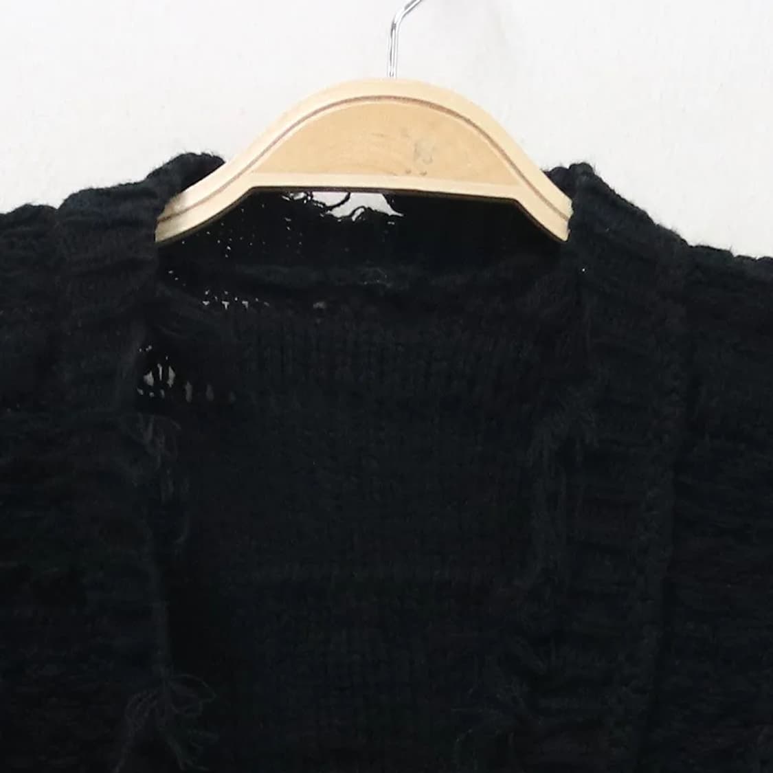 지알엘 데미지 포인트 블랙 가디건 60514 상품이미지3