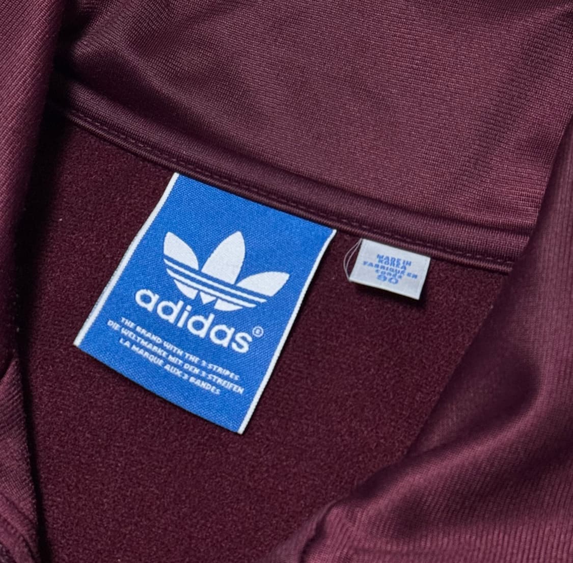 아디다스 마룬 버건디 민트 구파 져지 상품이미지4