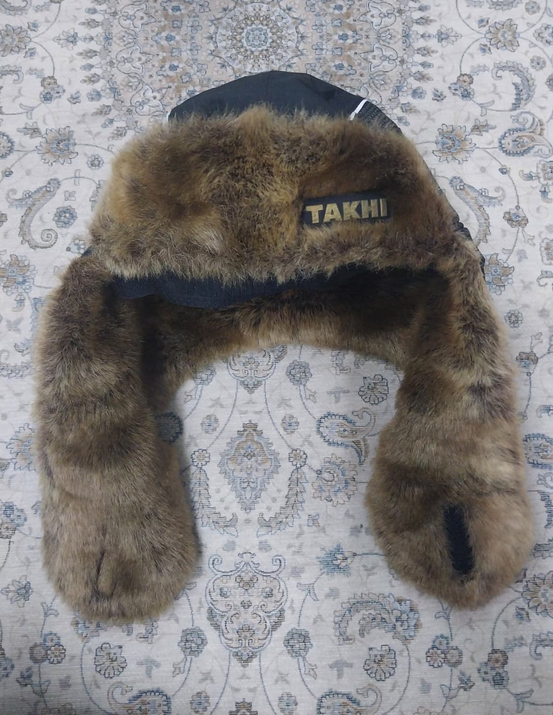 TAKHI 방한 귀달이 모자 블랙 퍼 M 상품이미지2