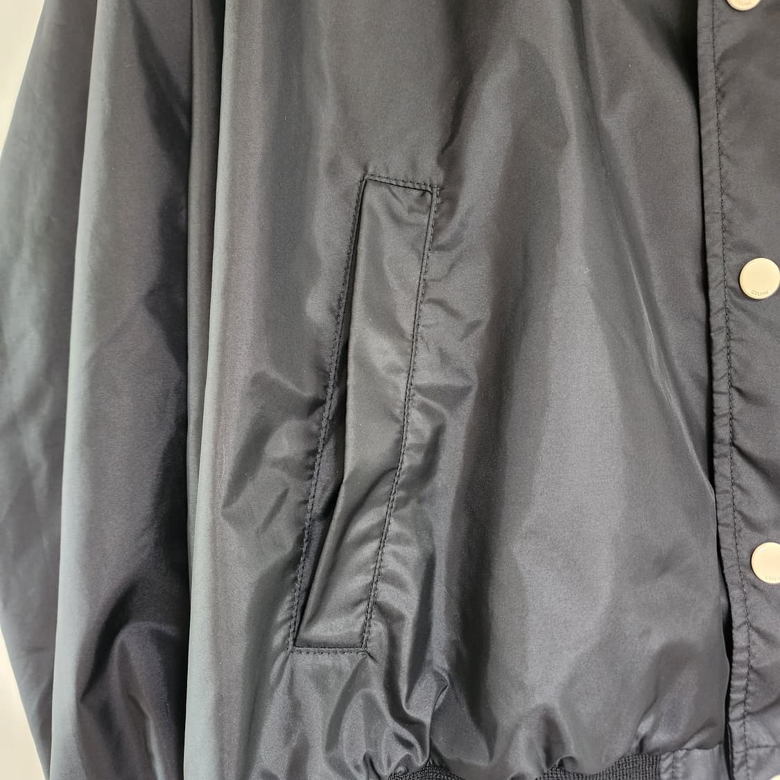 상태최상 셀린느 바시티 테디 쟈켓 블루종 나일론 블랙 54 상품이미지9