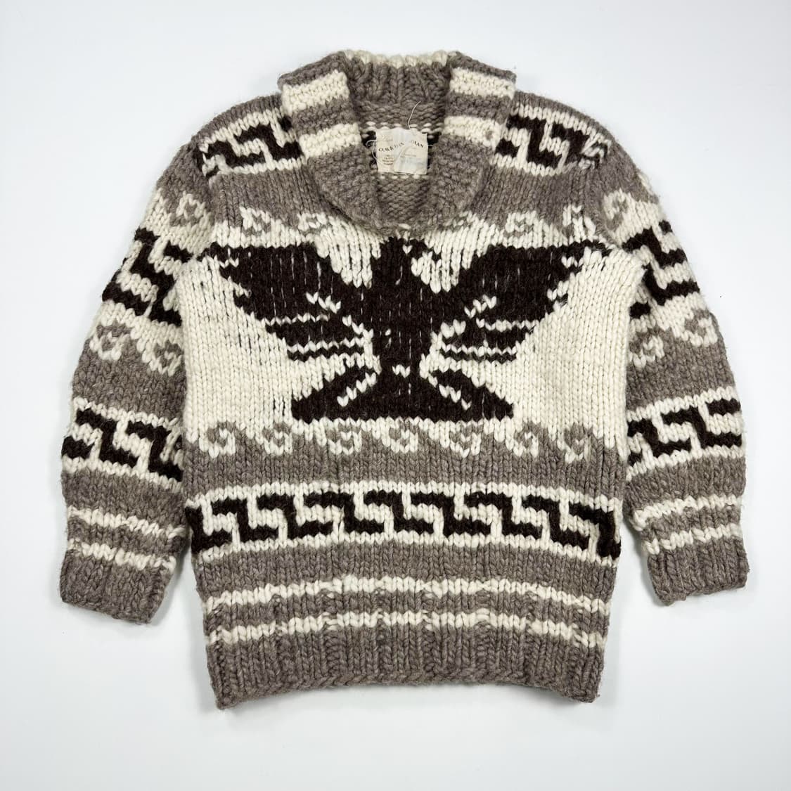 VTG 빈티지 캐나다 핸드메이드 코위찬 니트 (M) 상품이미지2