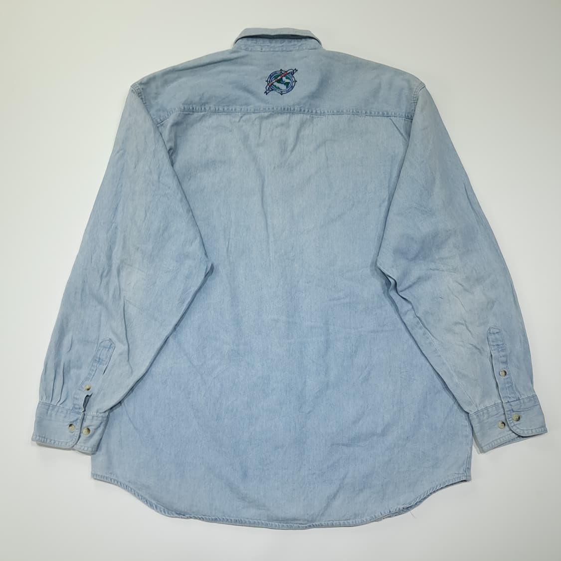 CL599 L 하드락카페 90s 머틀 비치 All Is One 데님셔츠 상품이미지5