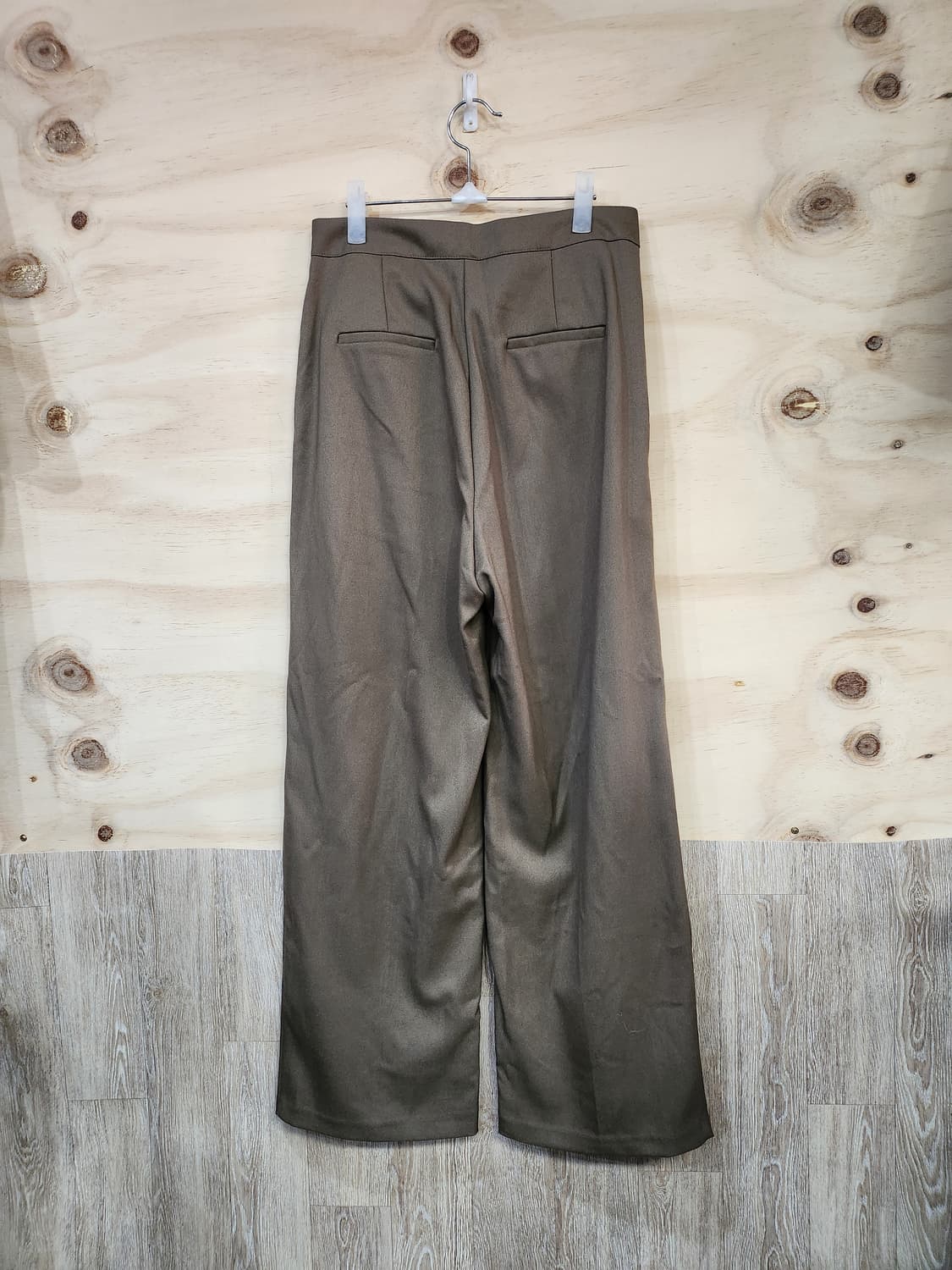 50) grove 브라운 와이드 슬랙스 팬츠 상품이미지2