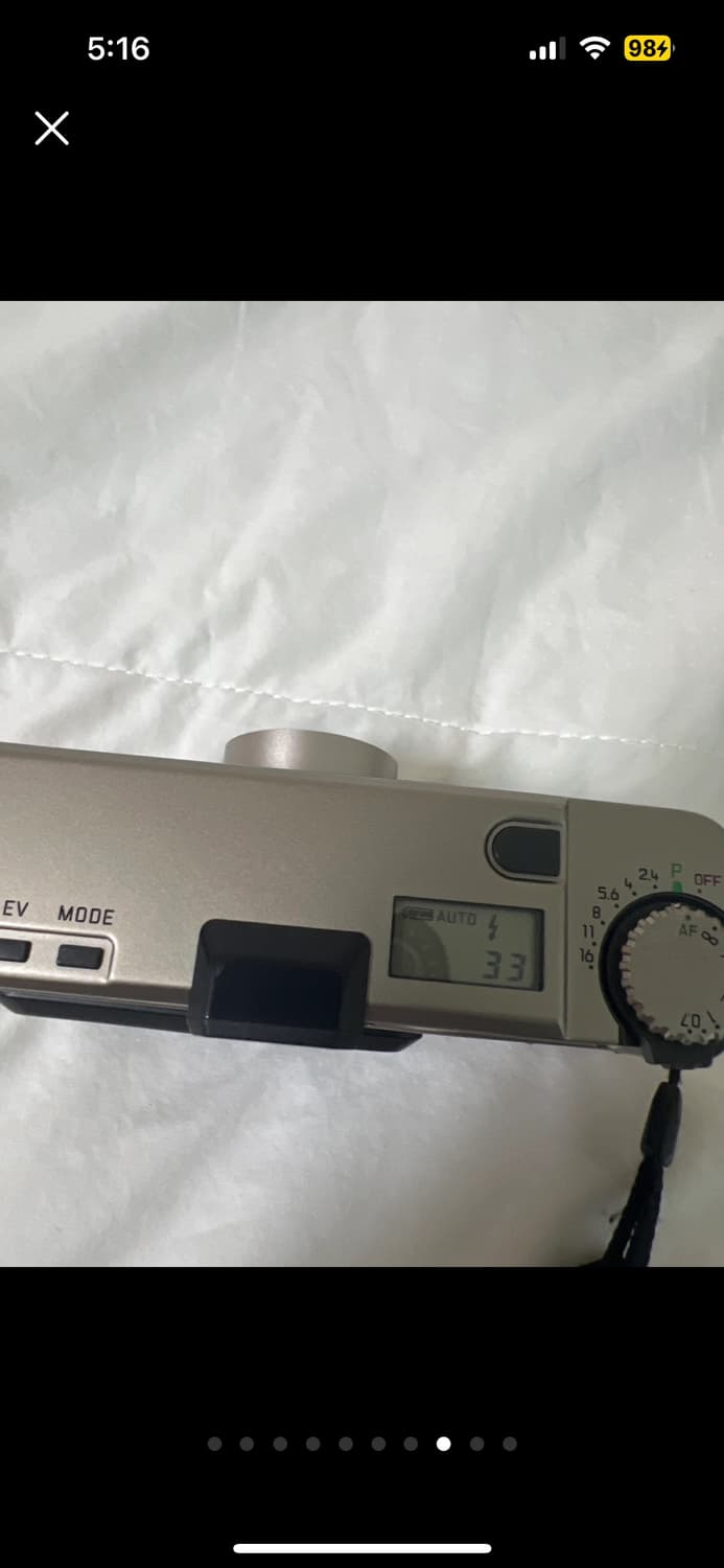 라이카 미니룩스 뱀피 필름 카메라 상품이미지8