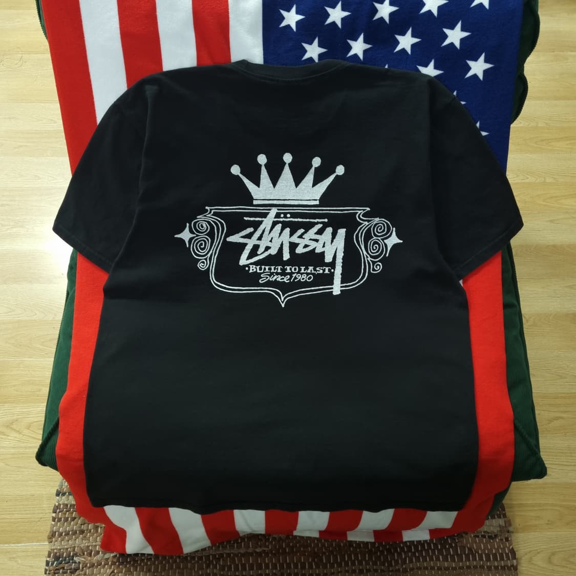 Stussy 스투시 빌트 투 라스트 피그먼트 다이드 티셔츠 상품이미지1