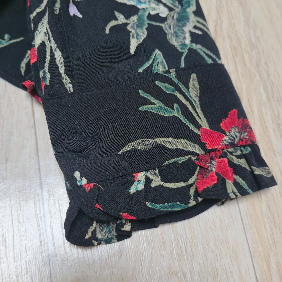 55)EGOIST 플라워 패턴 프릴 블라우스 상품이미지6