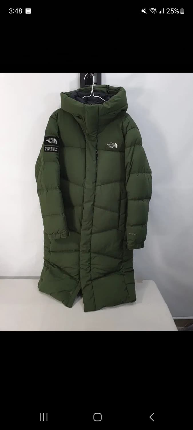 노스페이스 롱패딩 카키 L 상품이미지1