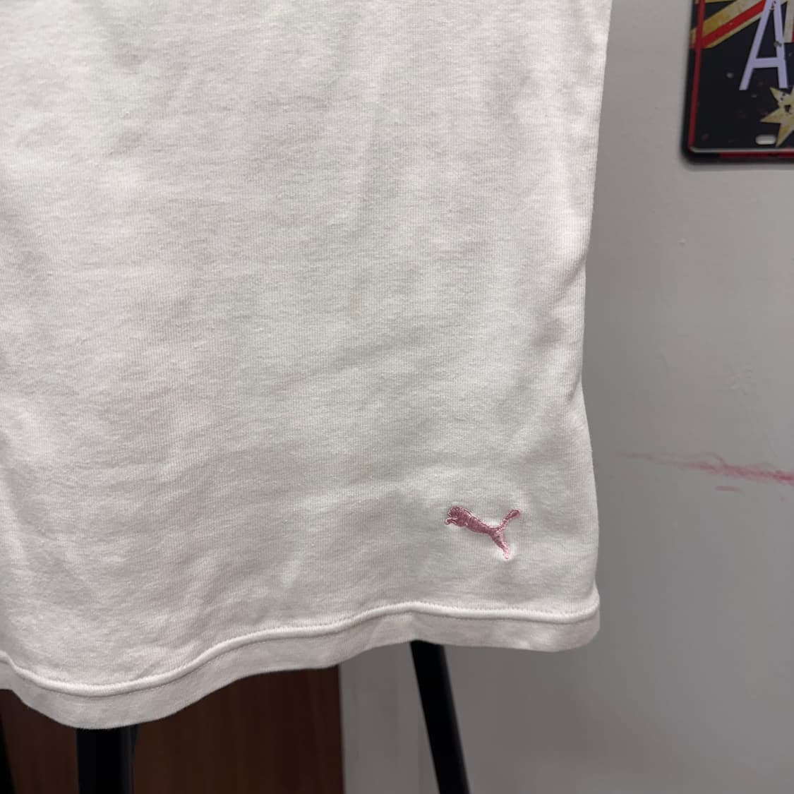 PUMA, Pink Logo White T-Shirt  상품이미지5