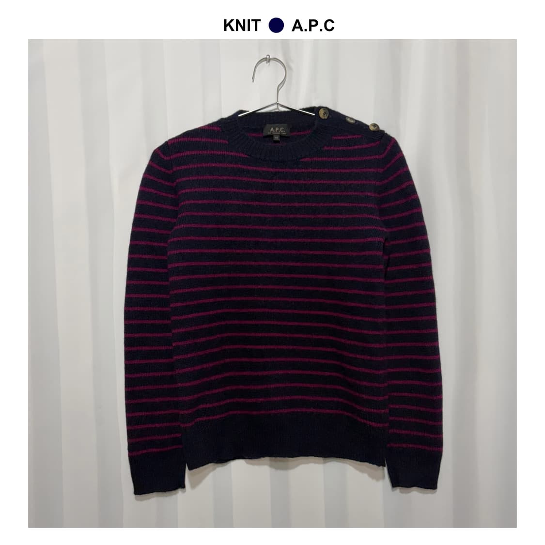 아페쎄 스트라이프 니트 상품이미지1