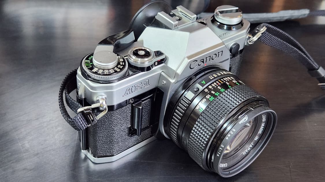 (미사용) 캐논 AE-1 + FD 50mm f1.4 필름 카메라 상품이미지2
