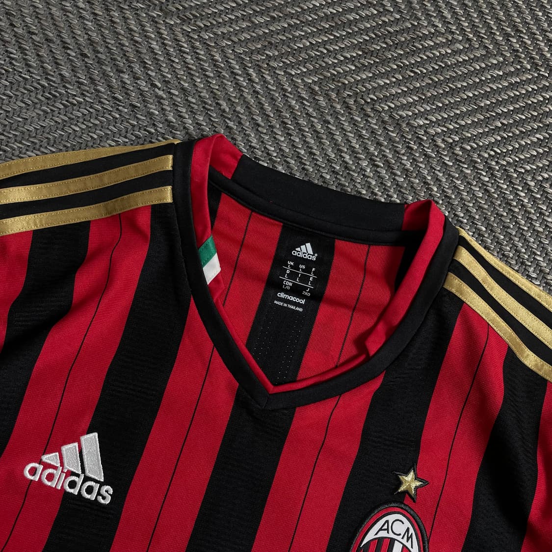 아디다스 ac밀란 13-14 시즌 리그 패치 카카 유니폼o 4126 상품이미지4