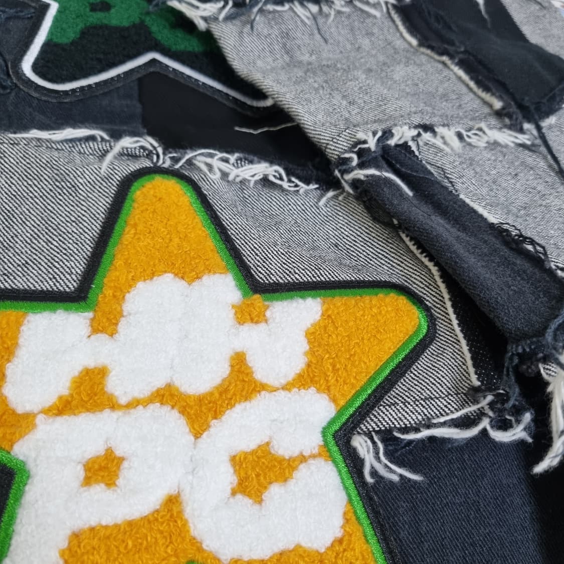 dowbl 빈티지 패치워크 팬츠 슬림핏 29~30 상품이미지1