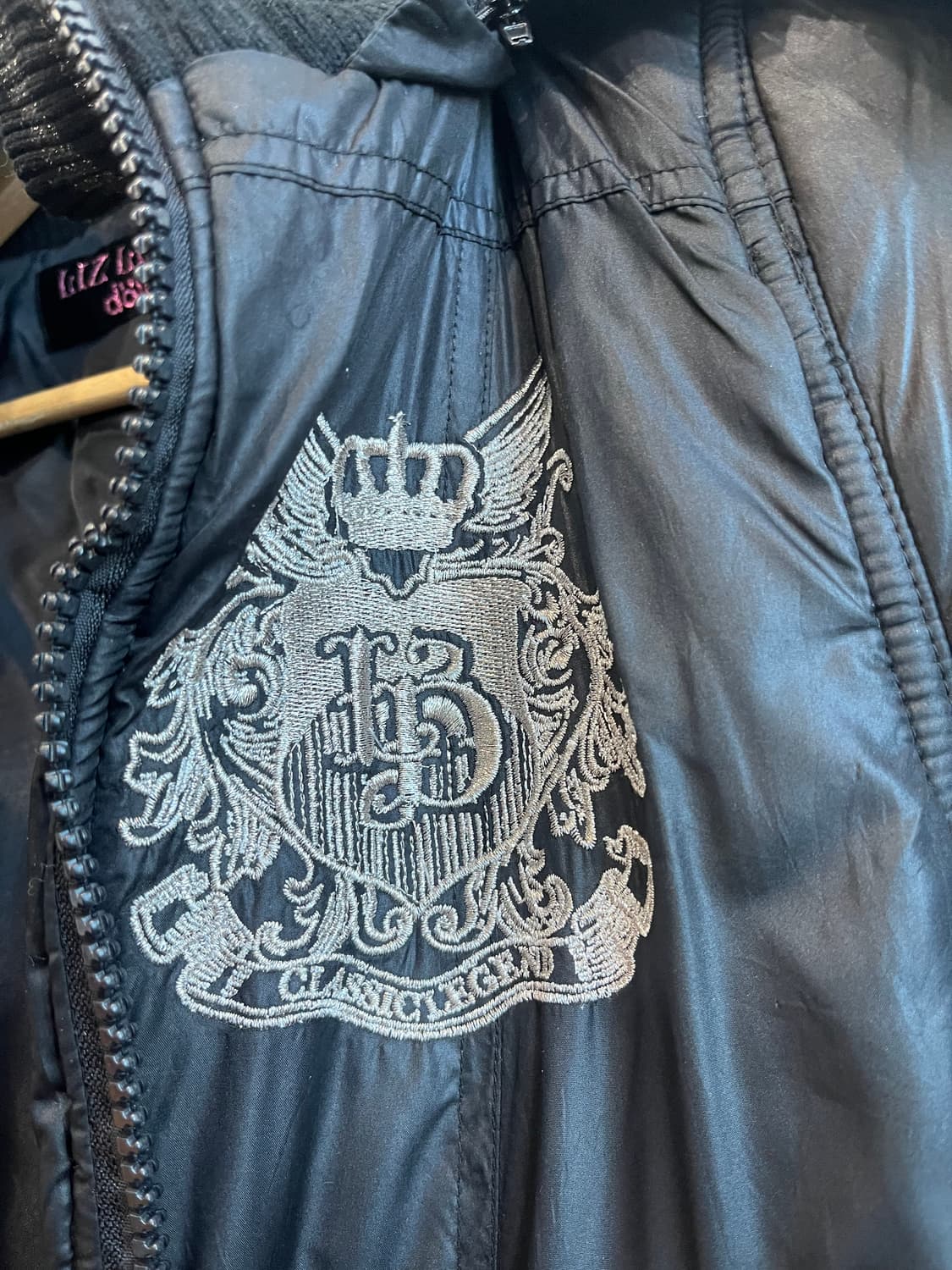 리즈리사 패디드 퍼 봄버자켓 상품이미지3