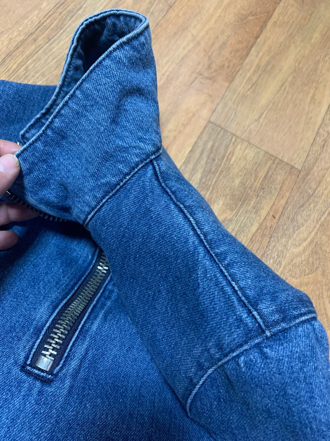 MARQUES ALMEIDA 마르케스 알메이다 하프-집업 데님 드레스 상품이미지6