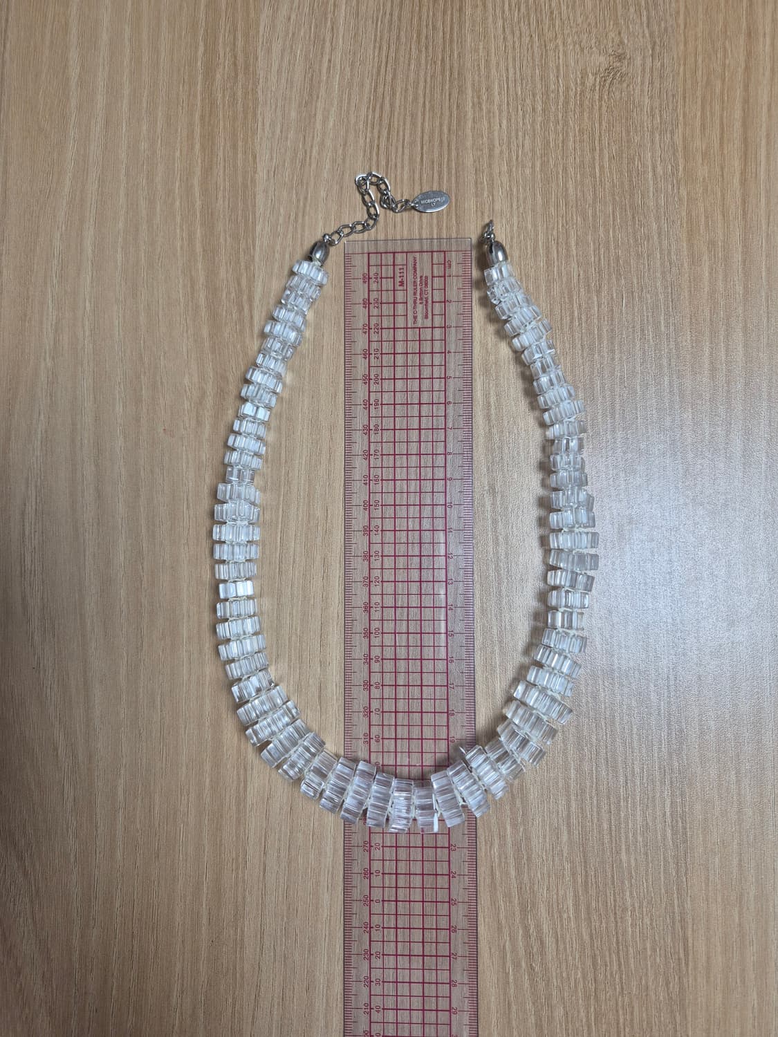 Vintage 큐브 크리스탈 비즈 목걸이 상품이미지3