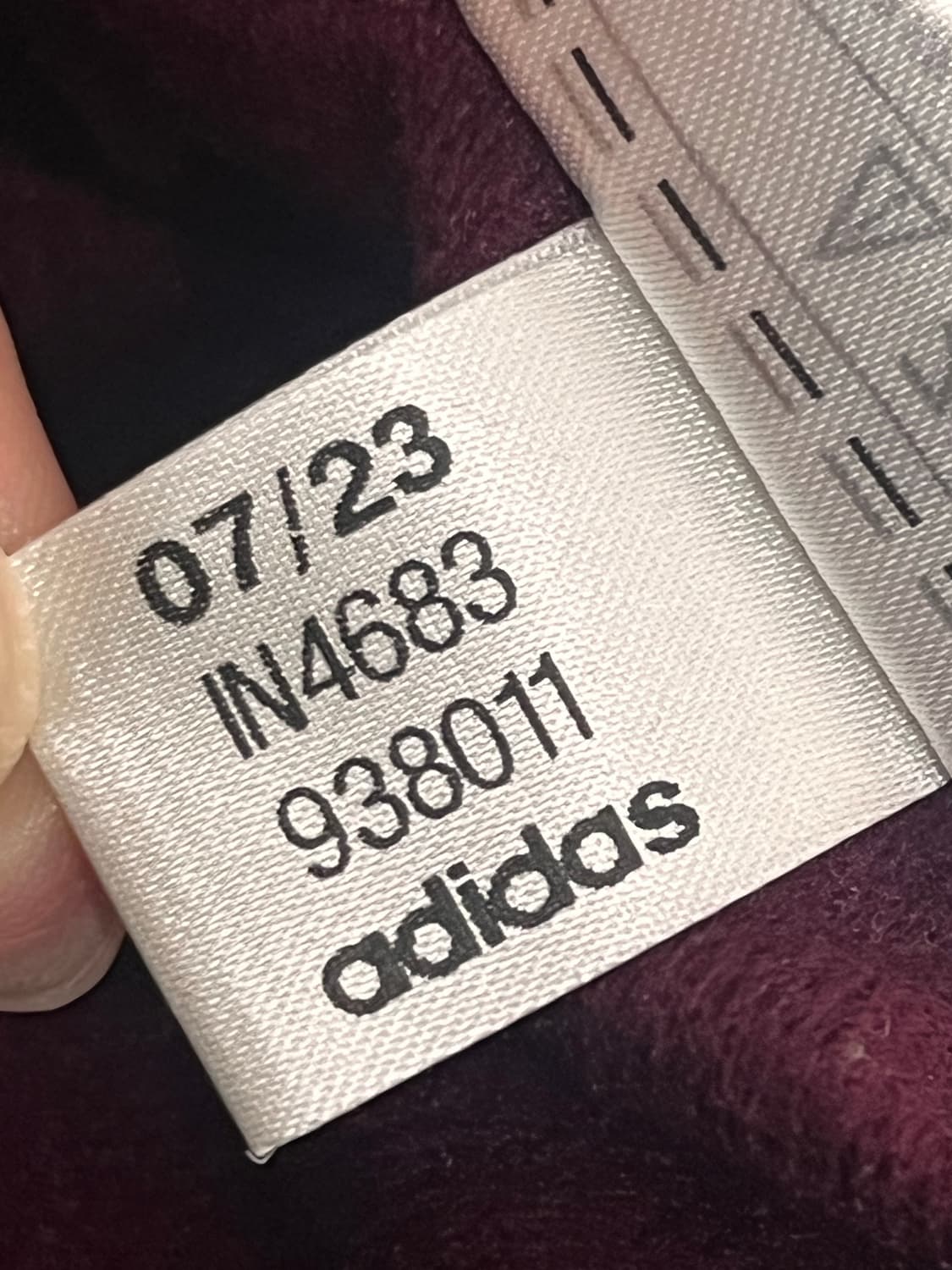 아디다스 파이어버드 버건디 져지 트랙탑 XL 상품이미지8