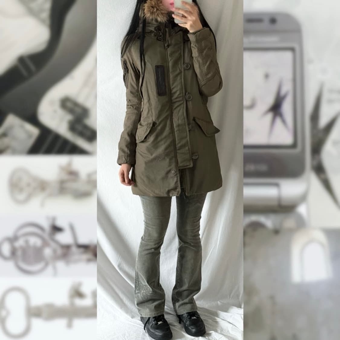 GOA 라쿤퍼 파카 야상 상품이미지2