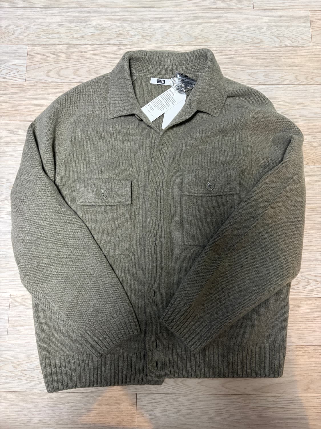 유니클로U 램스울 니트재킷(새상품) 상품이미지1