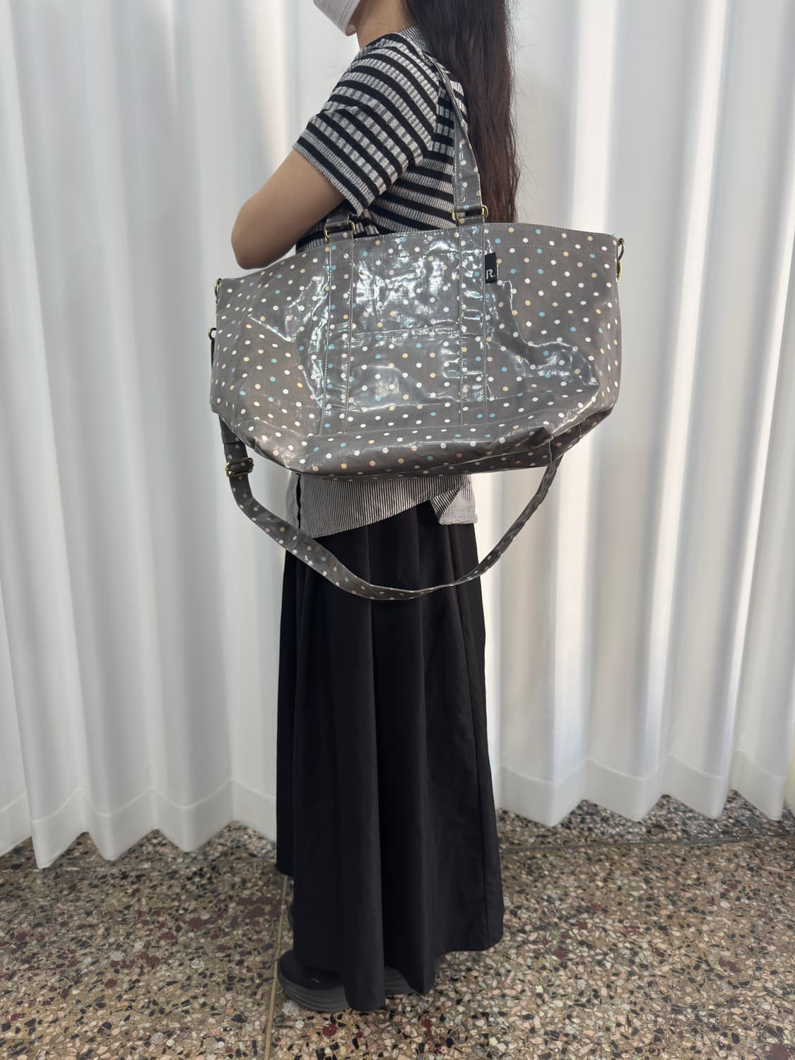 rootote multi color dot big bag 상품이미지5