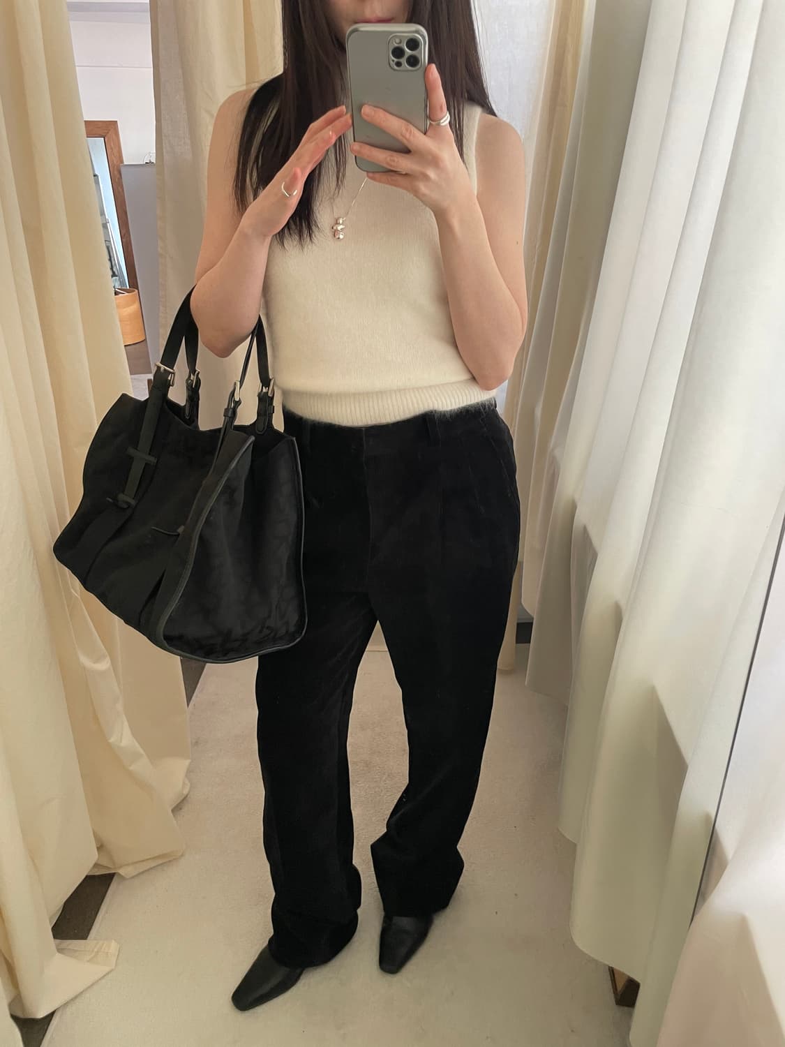 vintage straight two tuck corduroy pants 상품이미지10