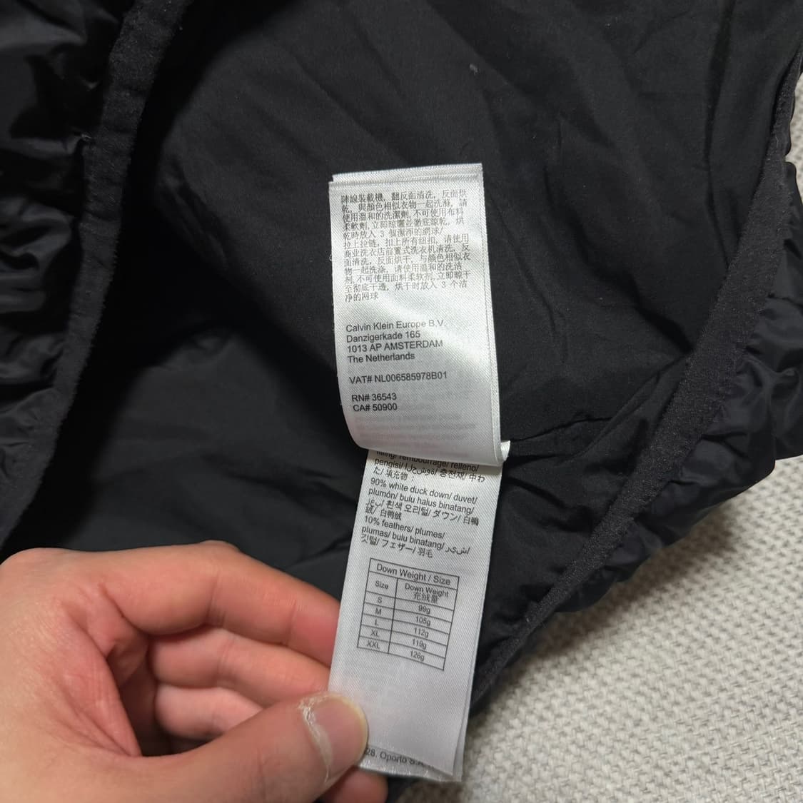 캘빈 클라인 진스 경량패딩 자켓 상품이미지4