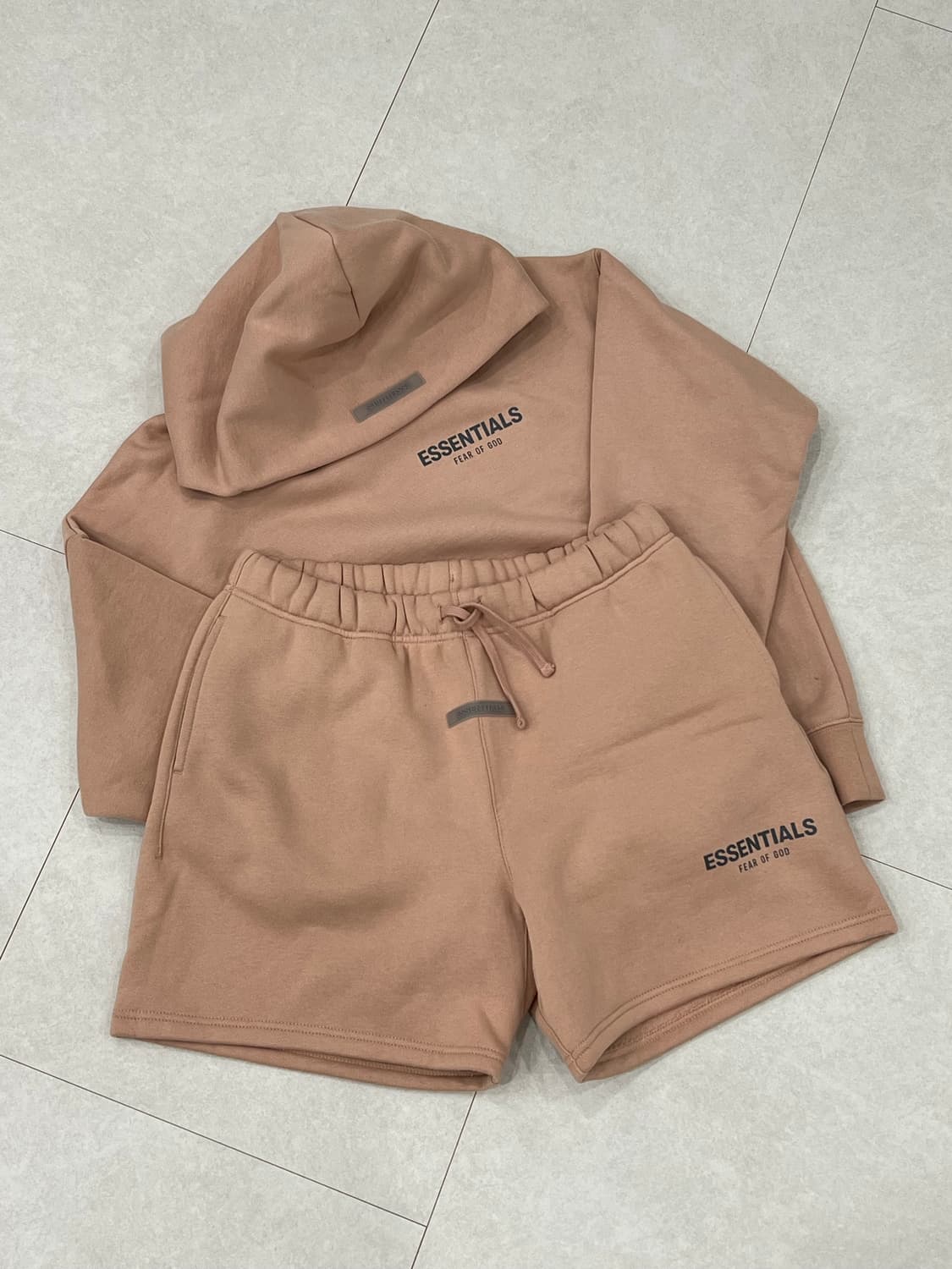 피어오브갓 에센셜 풀오버 매트 블러쉬 - 21FW 셋업 상품이미지1