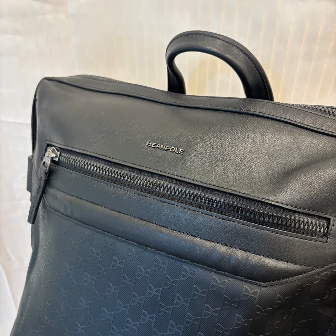 정품 빈폴 남성 가죽 백팩     상품이미지4