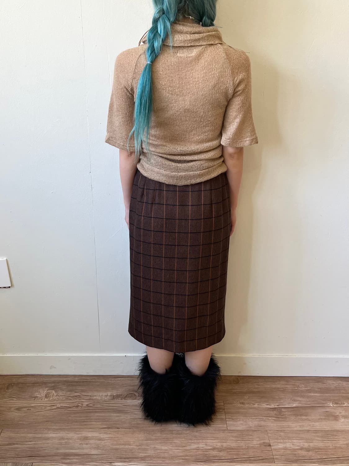 Miss Chloe 더블 체크 스커트 상품이미지8