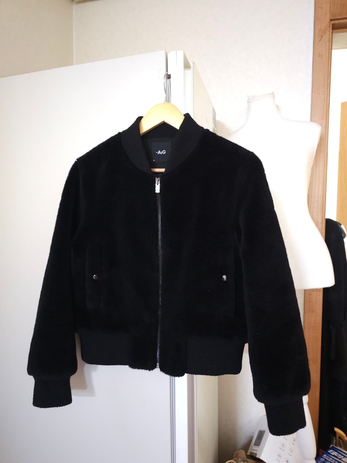 더엣지 양모 봄버자켓 블루종 상품이미지1