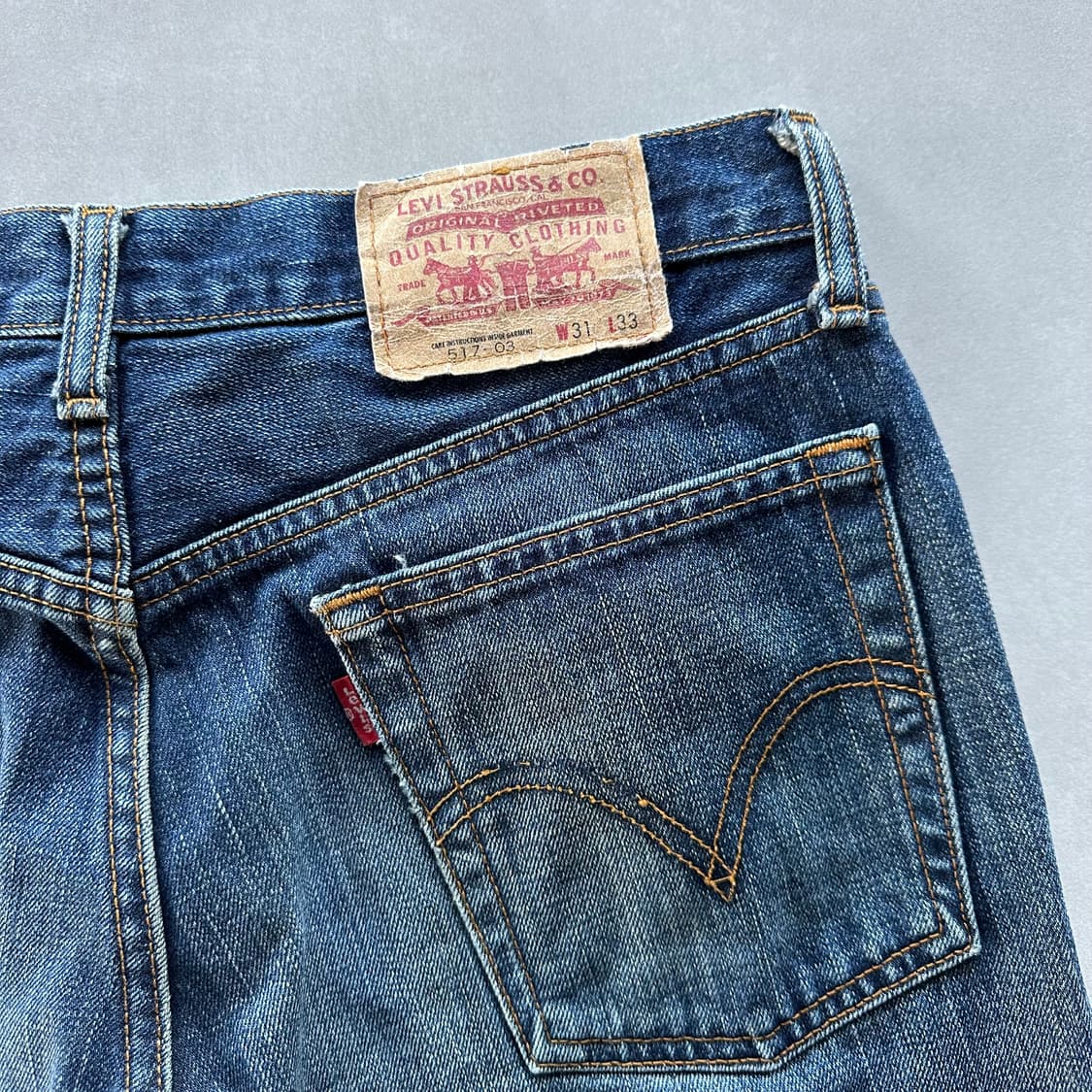 [31인치]리바이스 Levi's 00s 517 부츠컷 데님 팬츠 상품이미지7